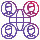Global data collection icon